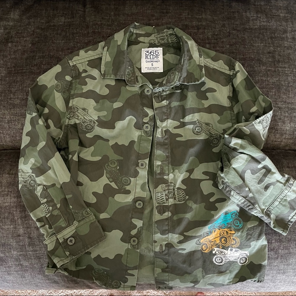 Monster truck button up